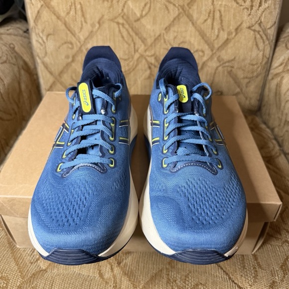Asics Gel-Kayano 32 Mens Size 10 Blue Orange Athletic Running Shoes‎ Sneakers main image 5